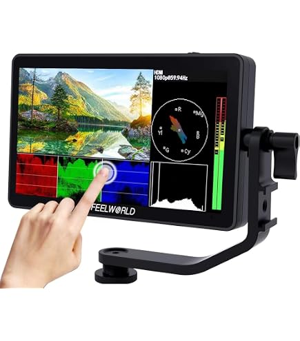 Amazon.com : FEELWORLD F6 Plus V2+Battery+Bag 6 Inch DSLR Camera